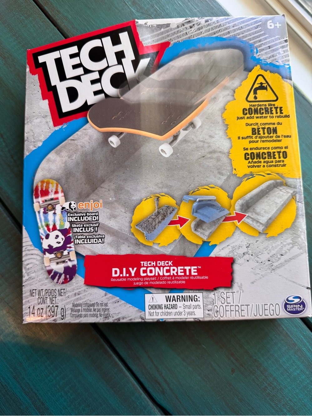 Tech Deck D.I.Y. Concrete Skateboard Playset - Gray
